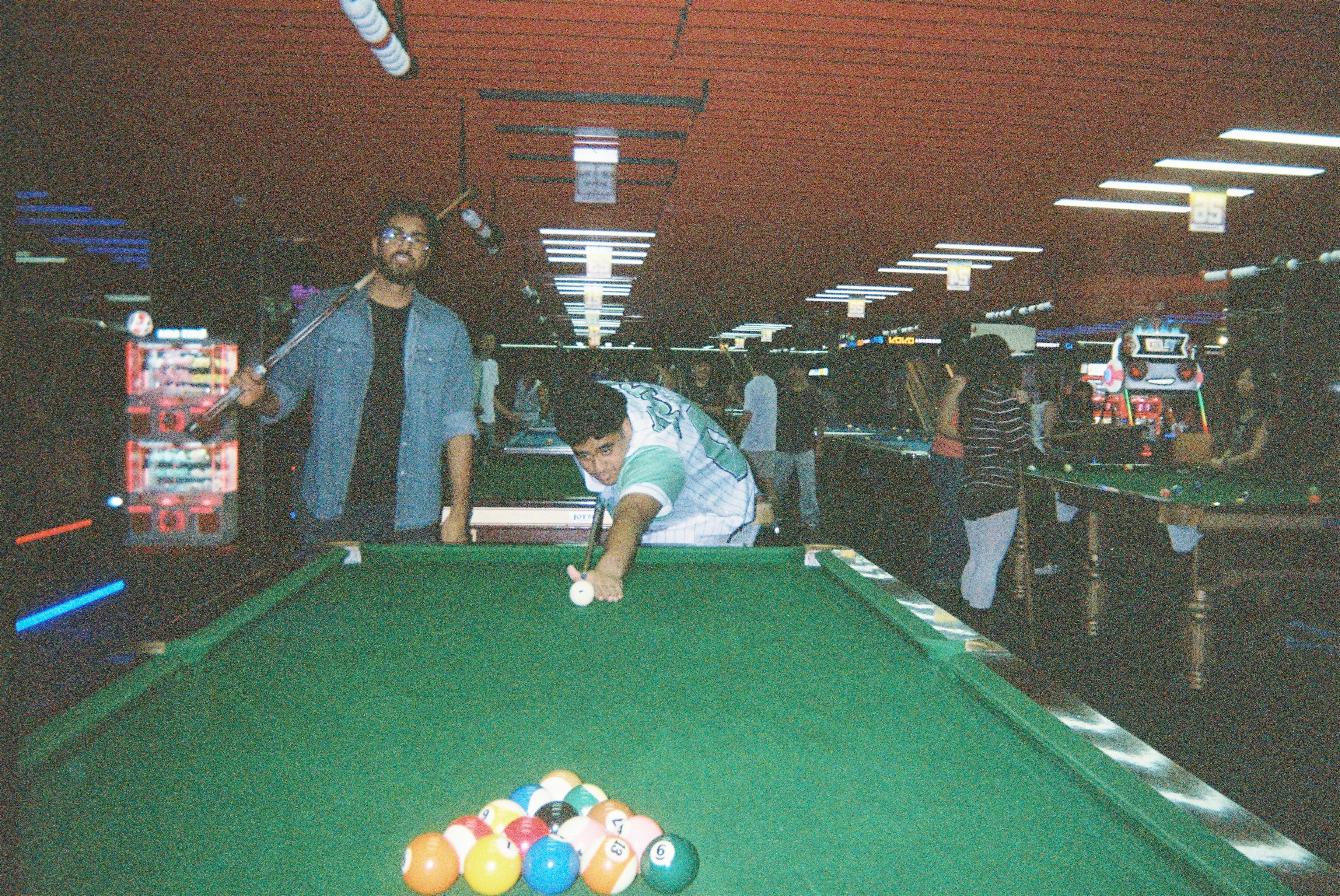 Pool hall on film