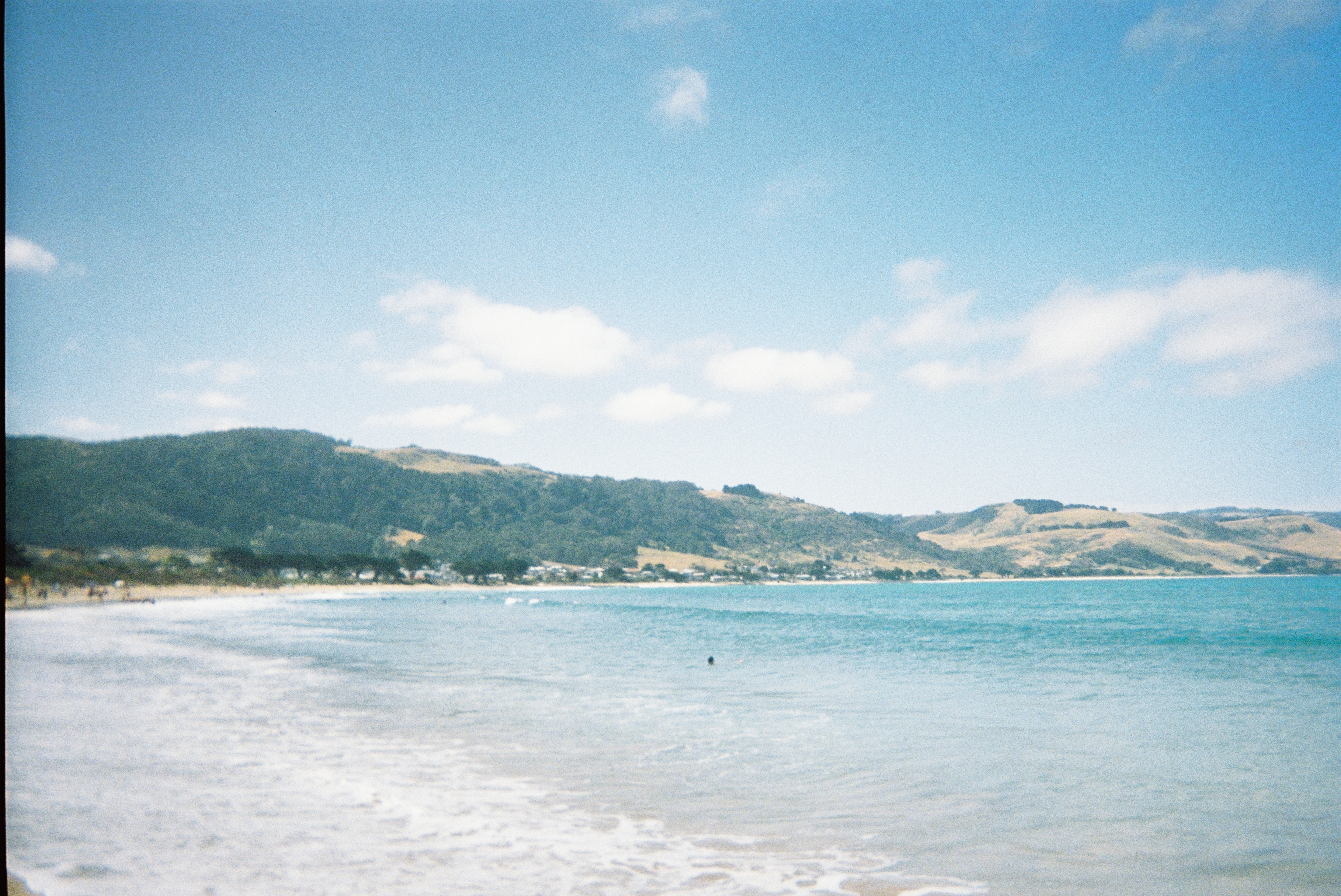 Coastal beach hills